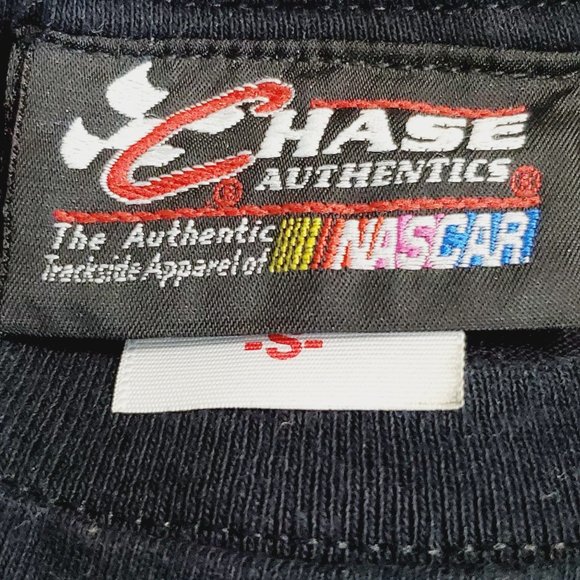 Vtg Chase Authentic Carl Edwards Fastenal The Blue Team Nascar 99 T-Shirt Sz S - Picture 5 of 6